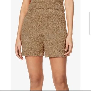SKIMS Brown Knit Cozy Shorts Size S/M